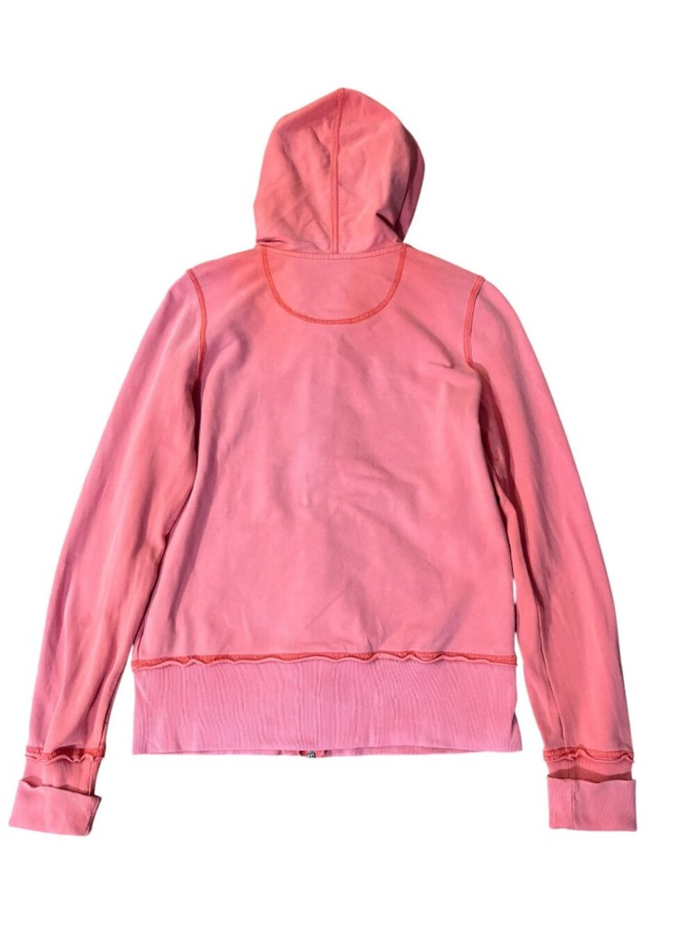 Polo Jeans Company Ralph Lauren Womens M Zip-Up Hoodie Flag Graphic Used - Picture 4 of 13